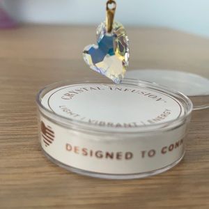 Swarovski Crystal Heart Charm
